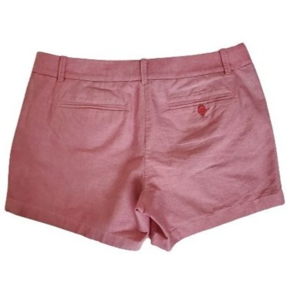 J. Crew Women's 100% Cotton Broken-In Chino Shorts Dusty Pink Size 12 - Picture 4 of 11